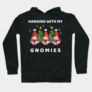 Hanging With Gnomies Gnome Christmas Tree Xmas Gift Hoodie